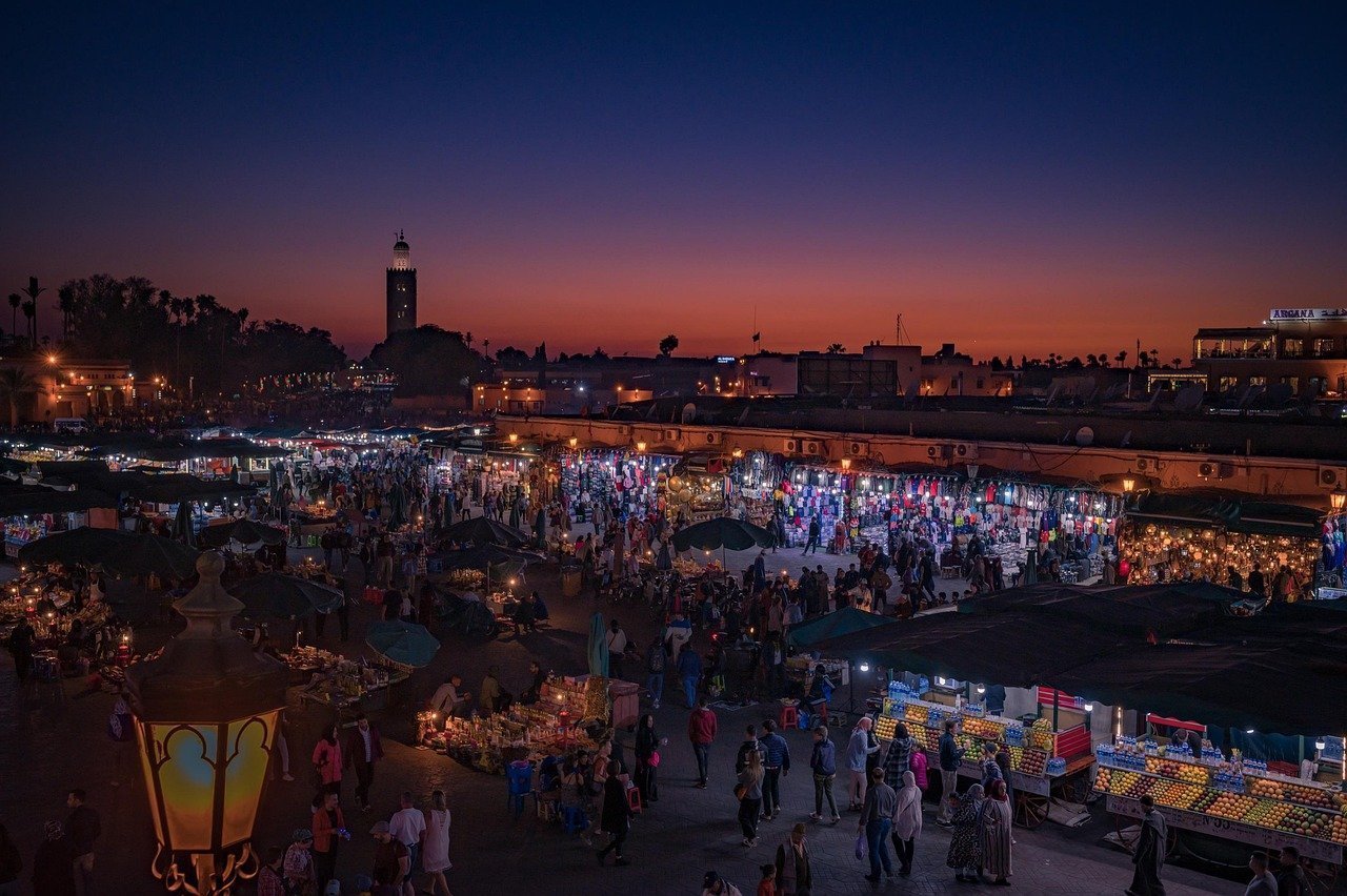 2. Marrakech, Morocco - The Red City That Never Sleeps (Image Credits: Pixabay)