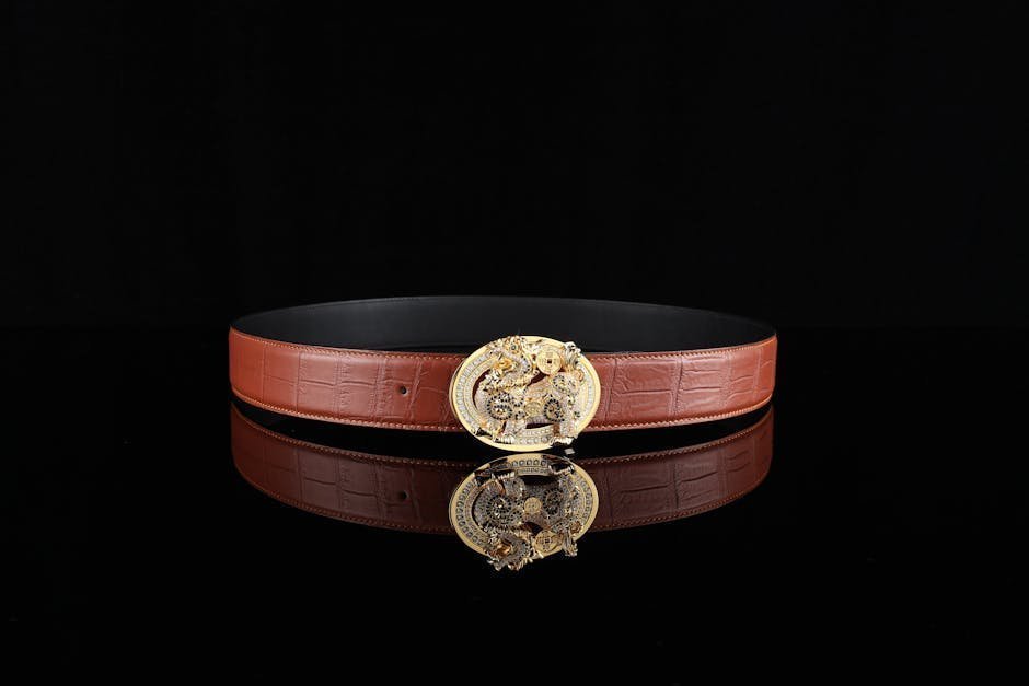 8. Belts with Big Buckles (Image Credits: Pexels)