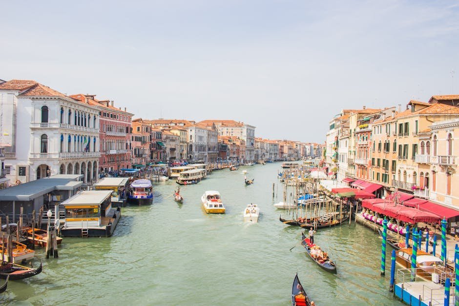 1. Venice, Italy - A Floating City That's Sinking Under Its Tourists (Image Credits: Pexels)