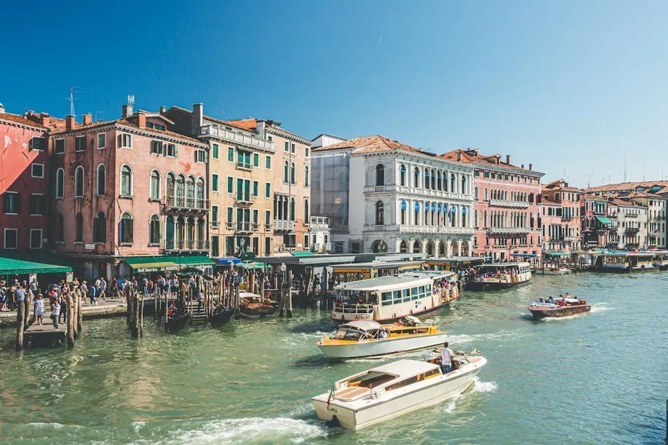 1. Venice, Italy - The Sinking Stage Set (Image Credits: Pexels)